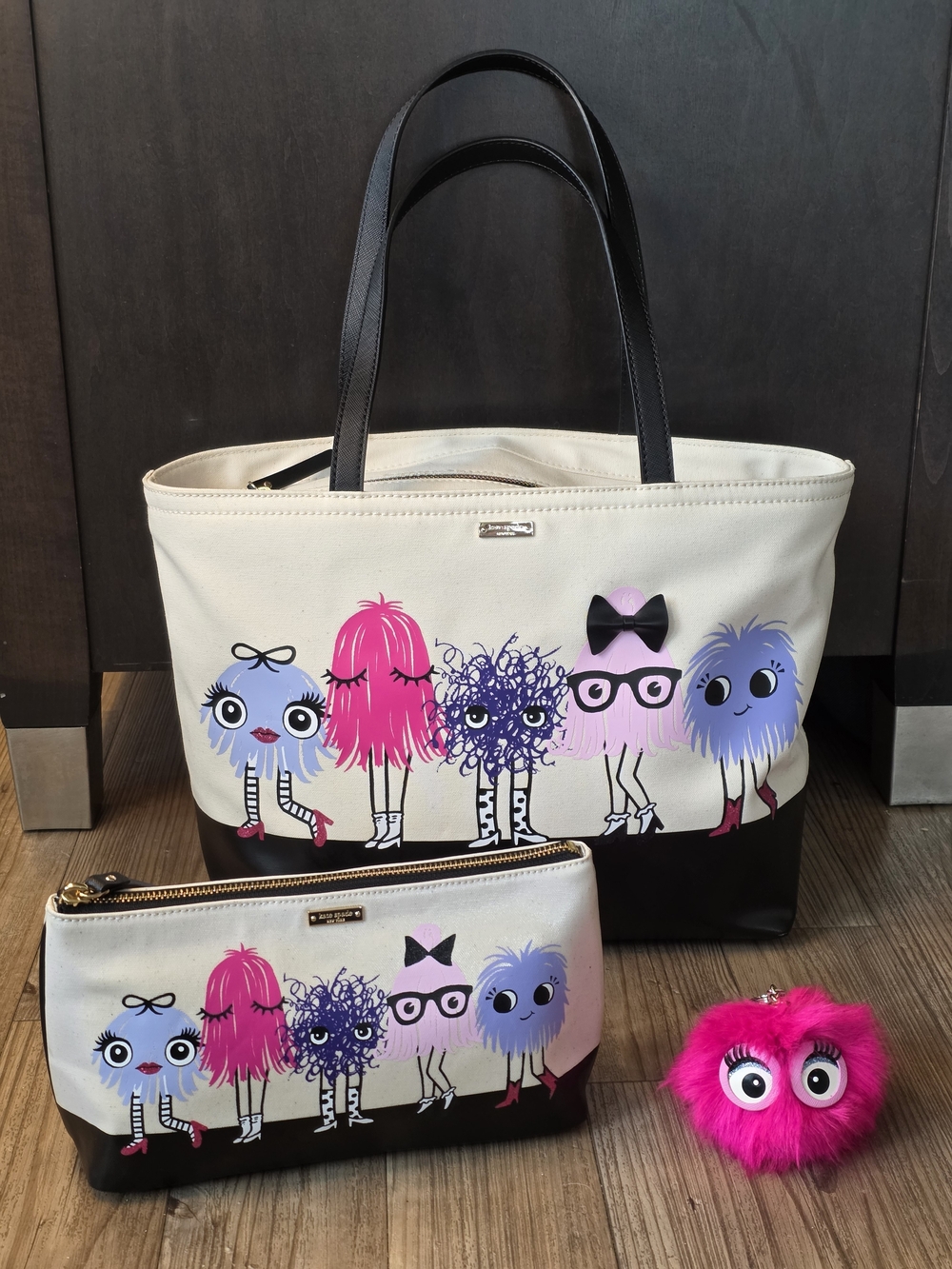 Kate Spade Rare Novelty Imagination Monster Party 3pc Set